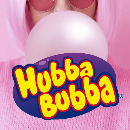 Hubba Bubba méga long Fraise 56g - 12 boîtes rouleaux