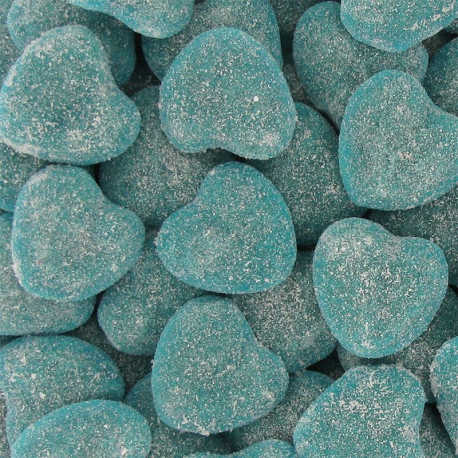 Coeurs bleus acides - 1kg