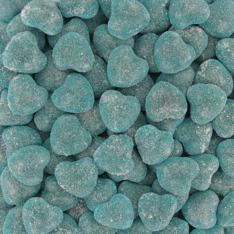 Coeurs bleus acides - 1kg