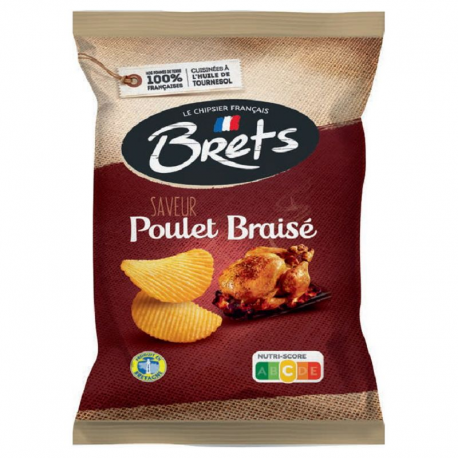Chips Brets Poulet braisé 125g - 10 paquets