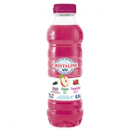 Cristaline Pomme Cassis Framboise - par 24 Pet 50cl
