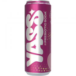 Yass Cherry Cola 33cl aux fibres prébiotiques - pack de 12