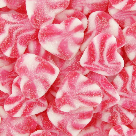 Coeurs de fraise Twist crémeux - 1kg