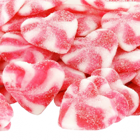 Coeurs de fraise Twist crémeux - 1kg
