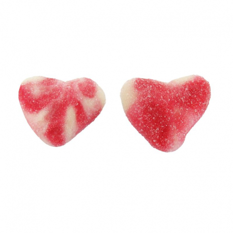 Coeurs de fraise Twist crémeux - 1kg