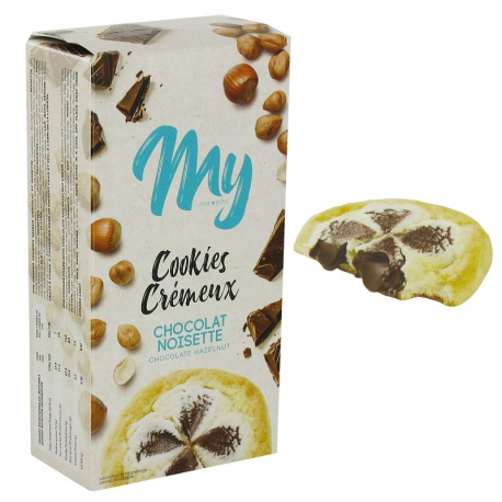 Cookies crémeux chocolat noisettes - 150g