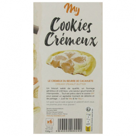 Cookies crémeux beurre de cacahuète - 150g