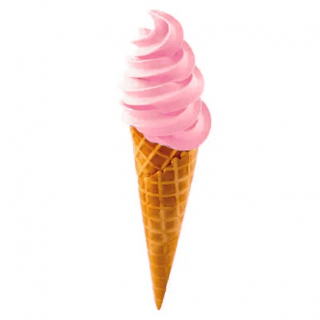 Préparation pour Glace à l'italienne parfum fraise - sachet de 1kg