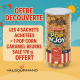 LOT 4 sachets de Pop Corns + 1 Pop Corn caramel beurre salé 170g OFFERT