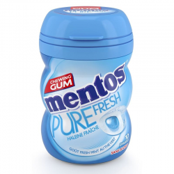 Nano Bottles Mentos Pure Fresh menthe sans sucres - par 15 boîtes