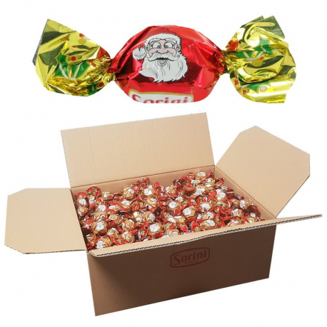 PRECOMMANDE Papillotes en chocolat au lait fourrées pâte à tartiner - 5kg