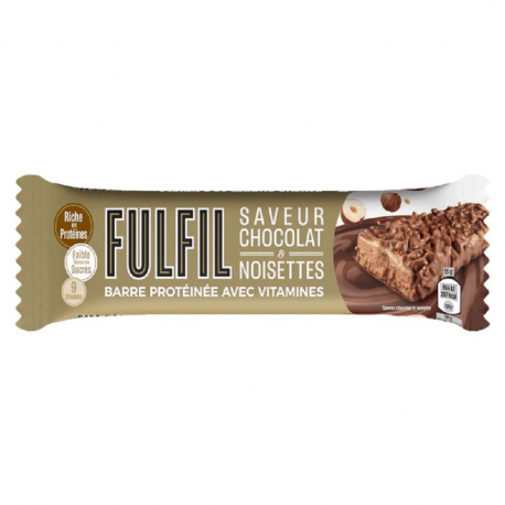 Fulfil chocolat noisette 40g (vitamines et protéines) - boîte de 15