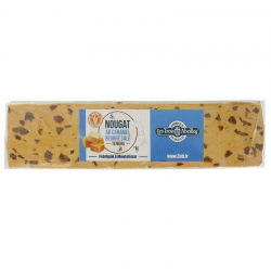 Nougat tendre au caramel beurre salé - barre de 100g