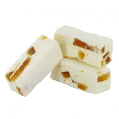 Nougats tendres aux écorces d'orange confites - sachet de 150g