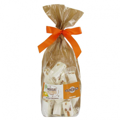 Nougats tendres aux écorces d'orange confites - sachet de 150g