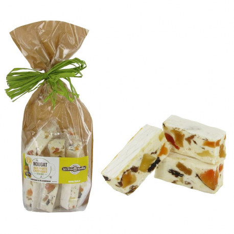 Nougats tendres aux fruits exotiques - sachet de 150g