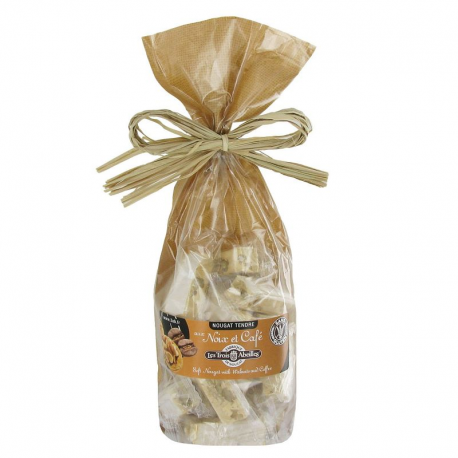 Nougats tendres aux noix et café - sachet de 150g
