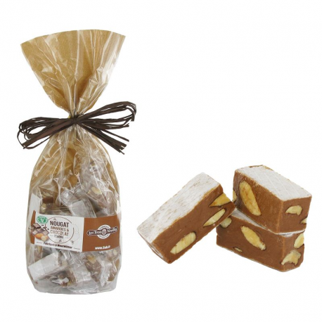 Nougats tendres amandes et chocolat - sachet de 150g
