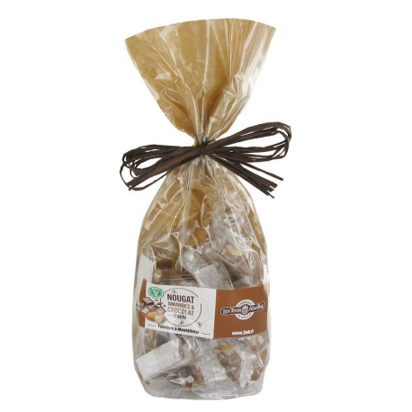 Nougats tendres amandes et chocolat - sachet de 150g