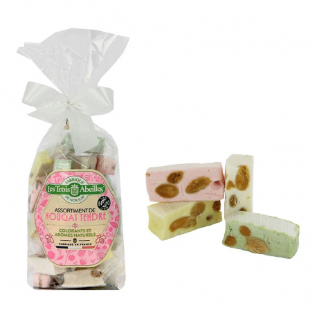 Nougats tendres couleur - sachet de 300g