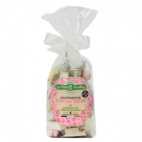 Nougats tendres couleur - sachet de 300g