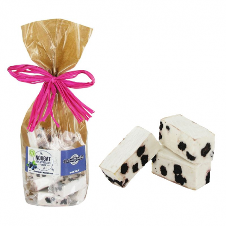 Nougats tendres aux myrtilles - sachet de 150g