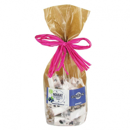 Nougats tendres aux myrtilles - sachet de 150g