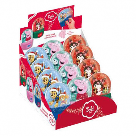 ~Boules à neige Kuromi, Pat Patrouille, Peppa Pig Noël - boîte de 12 -