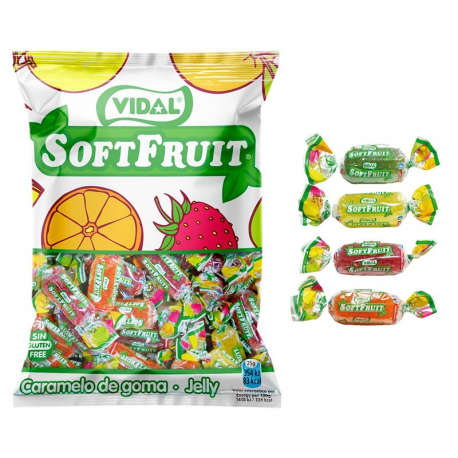 Bonbons Soft fruits - 1kg
