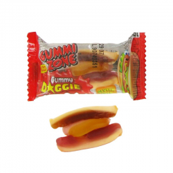 Hot Dog gélifiés vrac par +- 556 pièces de 7g