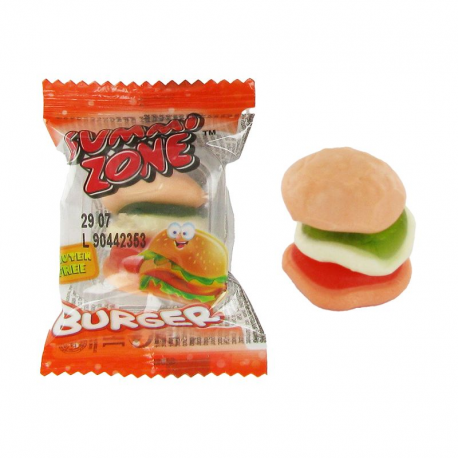 Mini Burger gélifiés 7g vrac par +- 556 pièces