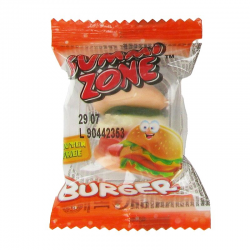Mini Burger gélifiés 7g vrac par +- 556 pièces