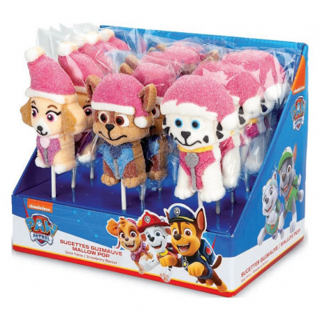 PRECOMMANDE Santa Mallow Pat Patrouille Fizzy - boîte de 18
