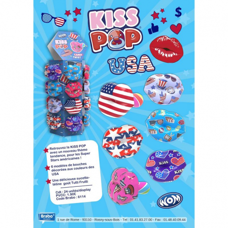 Kiss Pop USA - présentoir Tower de 24