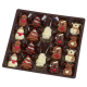 Figurines de Noël praliné - carton de 2.34kg