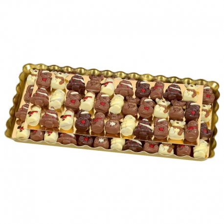 Figurines de Noël praliné - carton de 2.34kg