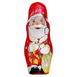 Pères Noël chocolat s/alu 28g - carton de 250