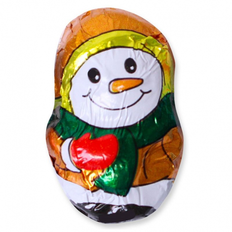 PRECOMMANDE Minis Bonhommes de neige 5g chocolat au lait Rohan - carton de 500