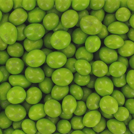 M&M's Peanut Vert (Electric Green) - 1kg