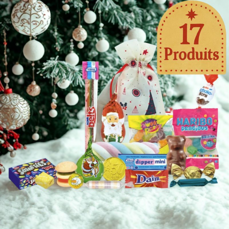 Pochon de Noël 17 confiseries