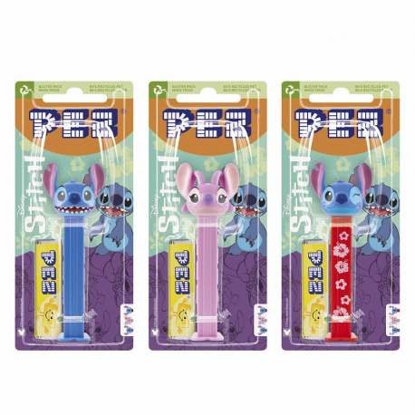 ~Pez figurine Stitch + recharges - le lot de 12