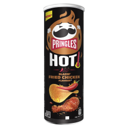 Pringles Hot Fried chicken 160g - carton de 19 boîtes