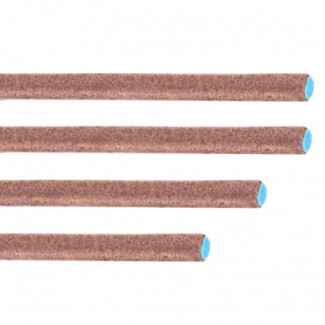 Maxi câbles acides marron bleu - boîte de 100