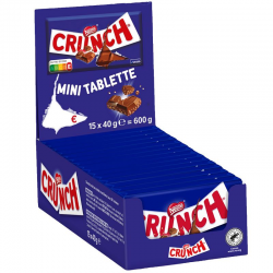 Crunch mini tablette 40g *** NOUVEAU - boîte de 30