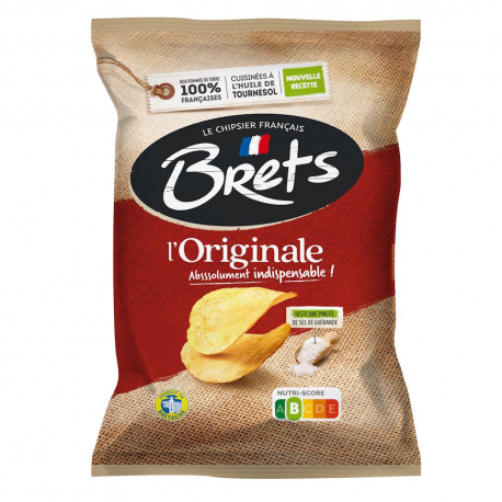 Chips Brets nature originale nutri B 125g - 10 paquets
