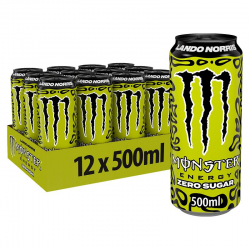 Monster Lando Norris boîte 50cl - 12 canettes ** NOUVEAU **