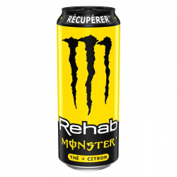 Monster Rehab Thé citron boîte 50cl - 12 canettes ** NOUVEAU **