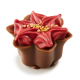 Chocolats Christmas Roses rouge praliné noisettes - boîte vrac de 1.15Kg