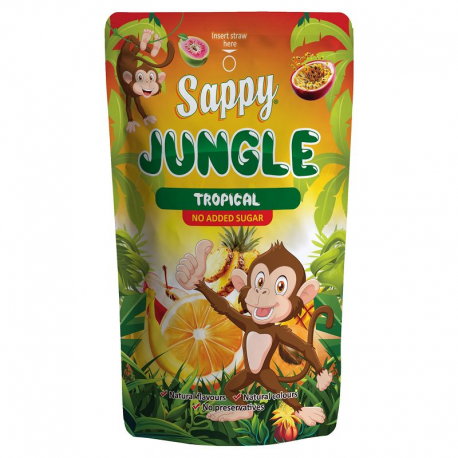 Boisson Sappy Jungle Tropical 20cl - pack de 8