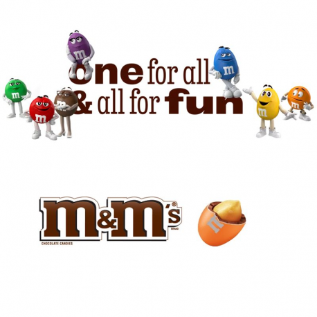 M&M's Peanut Orange - 1kg